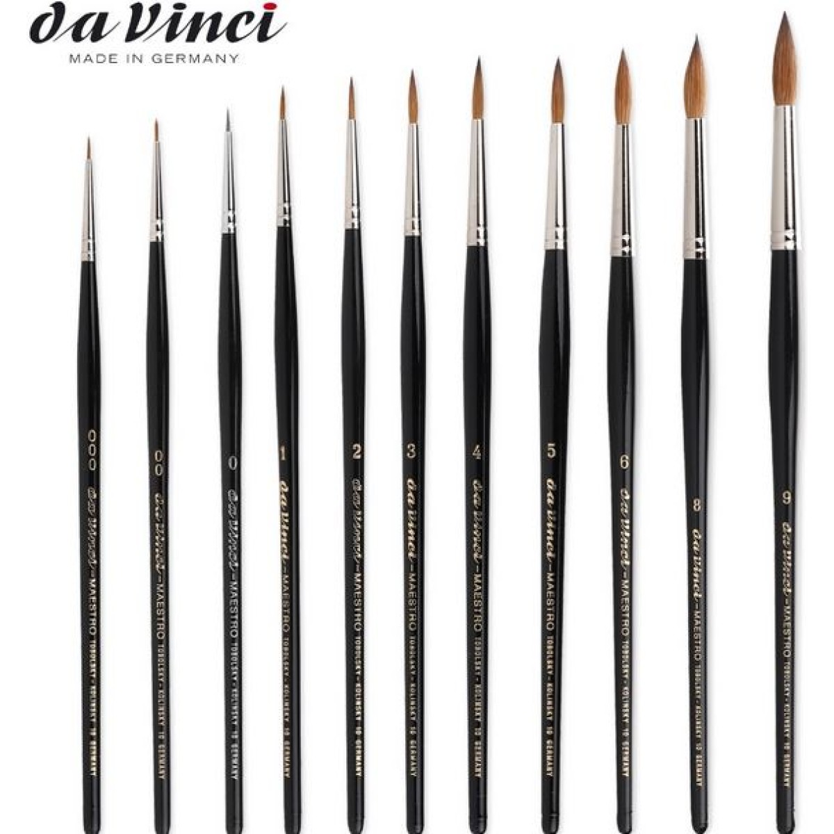 Da Vinci Maestro kolinsky Sable Series 10 size 2/0